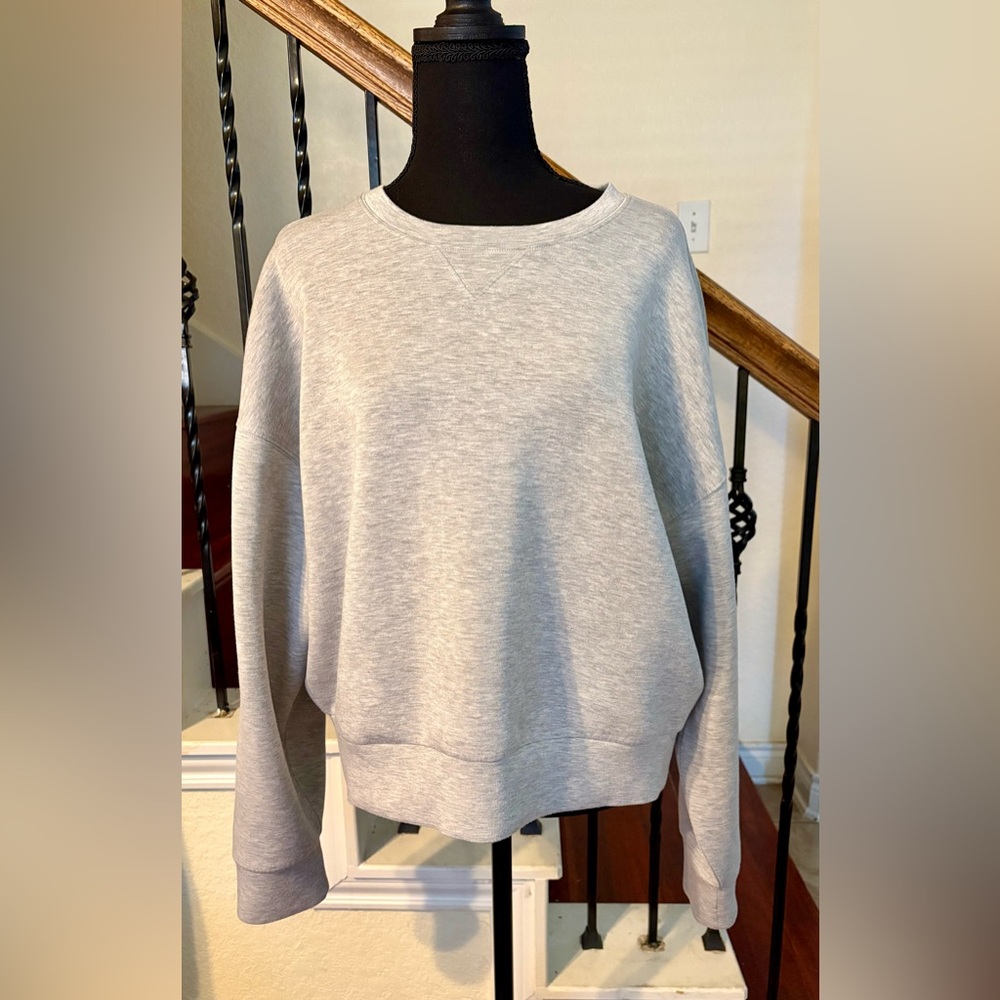 SPANX Light Gray Women's Crew Neck Sweater